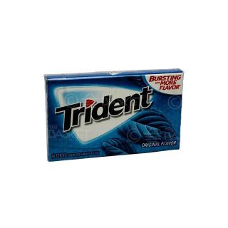CHEWING GUM TRIDENT ORIGINAL FLAVOR 14 STICKS 26.6 GM