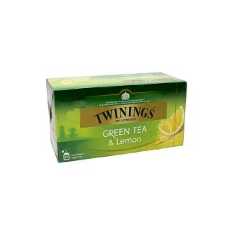 TWININGS GREEN TEA LEMON 25 BAGS