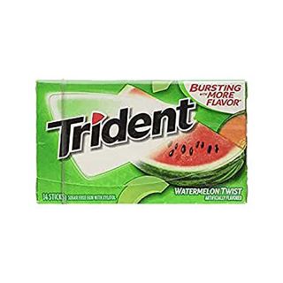 CHEWING GUM TRIDENT WATERMELON TWIST 14 STICKS 26.6 GM