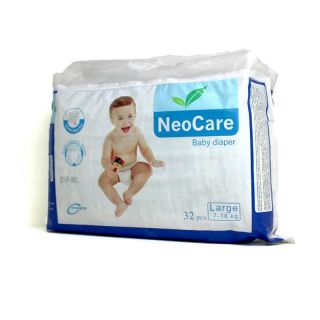 NEO CARE BABY DIAPER LARGE 7-18 KG 32 PCS
