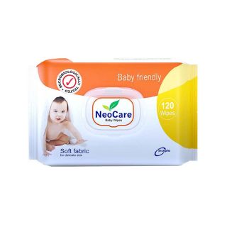 BABY WIPES NEO CARE SOFT FABRIC BABY FRIENDLY 120 WIPES