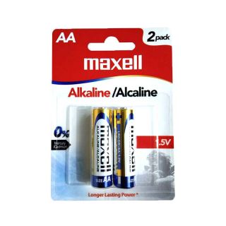 BATTERY MAXELL ALKALINE AA 2 PACK