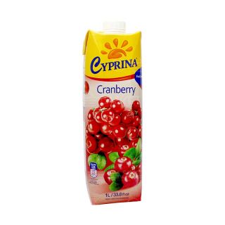CRANBERRY JUICE CYPRINA 1 LITRE