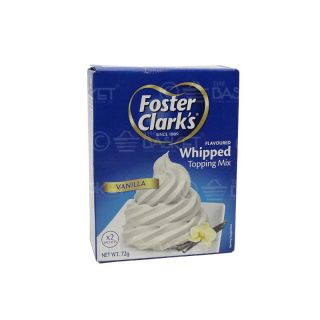 WHIP CREAM FOSTER CLARKS TOPPING MIX 72 GM BOX