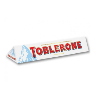 CHOCOLATE TOBLERONE SWISS WHITE CHOCOLATE 100 GM