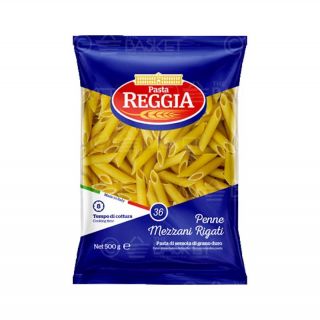 MACARONI REGGIA PENNE MEZZANE RIGATE 500 GM