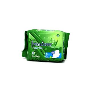 ACI SANITARY NAPKIN FREEDOM SUPER DAY ULTRA WINGS 8 PADS