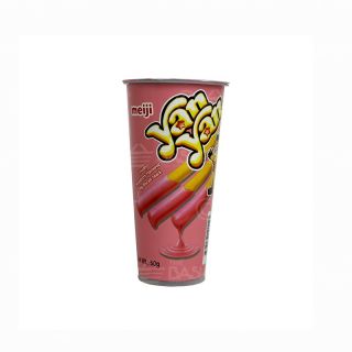 MEIJI BISCUITS YAN YAN CREAMY STRAWBERRY 50 GM