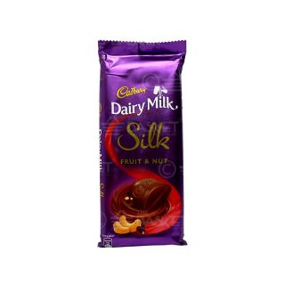 CHOCOLATE CADBURY DAIRY MILK SILK FRUIT & NUT 137 GM
