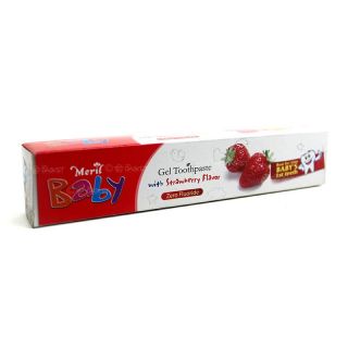 MERIL BABY TOOTH PASTE GEL STRAWBERRY 45 GM