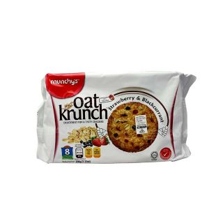BISCUITS MUNCHYS STRAWBERRY & BLACKCURRANT 208 GM