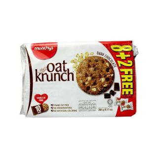 BISCUITS MUNCHYS OAT KRUNCH DARK CHOCOLATE 208 GM