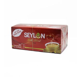 SEYLON REGULAR TEA GOLD BLEND 100 GM BOX (50 TEA BAGS)