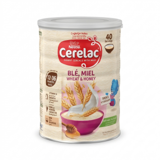 BABY CEREAL CERELAC HONEY & WHEAT WITH MILK 1 KG TIN
