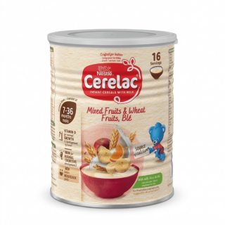 BABY CEREAL CERELAC MIXED FRUITS & WHEAT WITH MILK 1 KG TIN