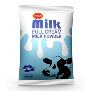 PRAN POWDER MILK FULL CREAM INSTANT 500 GM