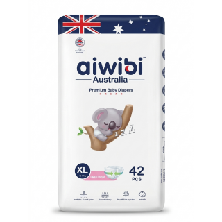 BABY DIAPER AIWIBI PREMIUM XL SIZE 42 PCS 12-17 KG