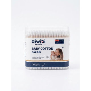 BABY COTTON BUDS AIWIBI SWAB 200 PCS