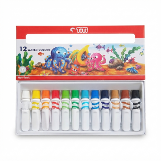 WATER COLOR TITI NON-TOXIC 6 ML 12 PCS