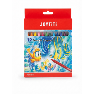 CRAYONS JOYTITI 12 ERASABLE