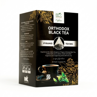 BLACK TEA KAZI & KAZI ORTHODOX PYRAMID TEA BAG 40 GM
