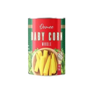 CANNED VEGETABLE DOMEE BABY CORN 425 GM