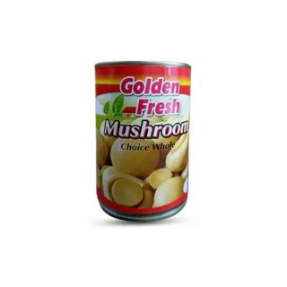 CANNED VEGETABLE GOLDEN FRESH MUSHROOM CHOICE WHOLE 400 GM