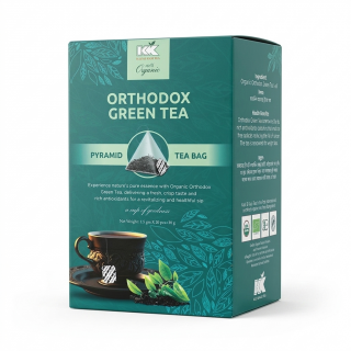 GREEN TEA KAZI & KAZI ORTHODOX PYRAMID TEA BAG 30 GM