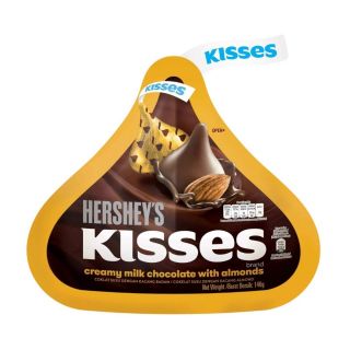 CHOCOLATE HERSHEY KISSES CREAMY MILK WITH ALMONDS 146 GM
