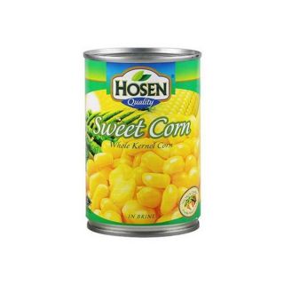 CANNED VEGETABLE HOSEN SWEET CORN WHOLE KERNEL CORN 400 GM