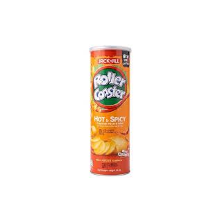 POTATO CHIPS JACK N JILL ROLLER COASTER HOT & SPICY FLAVOUR RING 100 GM