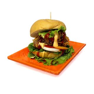 THE BASKET CHICKEN BURGER CRISPY 1 PCS