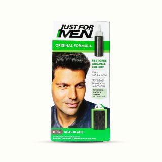 HAIR COLOR JUST FOR MEN H.55 REAL BLACK ORIGINAL FORMULA