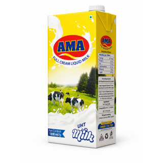 LIQUID MILK AMA FULL CREAM UHT 1000 ML
