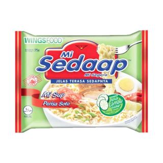 NOODLES WINGSFOOD MI SEDAAP PERISA SOTO 75 GM