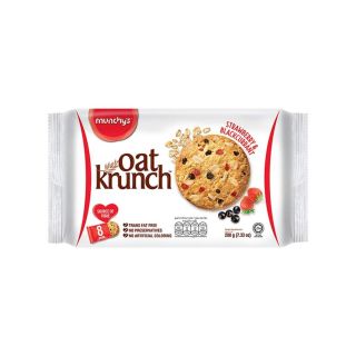 BISCUITS MUNCHYS STRAWBERRY & BLACKCURRANT 208 GM