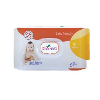 BABY WIPES NEO CARE SOFT FABRIC BABY FRIENDLY 80 WIPES
