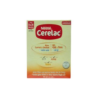 BABY CEREAL CERELAC STAGE-2 RICE & CARROT WITH CHICKEN 350 GM