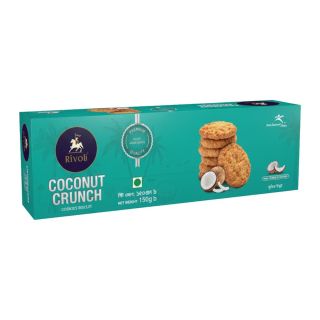 BISCUIT NEW ZEALAND DAIRY RIVOLI COCONUT CRUNCH COOKIES 150 GM