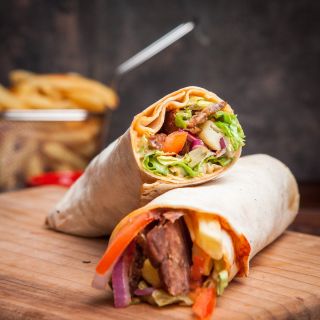 THE BASKET CHICKEN SHAWARMA 1 PCS