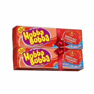 CHEWING GUM WRIGLEYS HUBBA BUBBA STRAWBERRY 35 GM (BUY 1 GET 1 FREE)